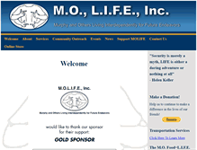 Tablet Screenshot of molifeinc.com